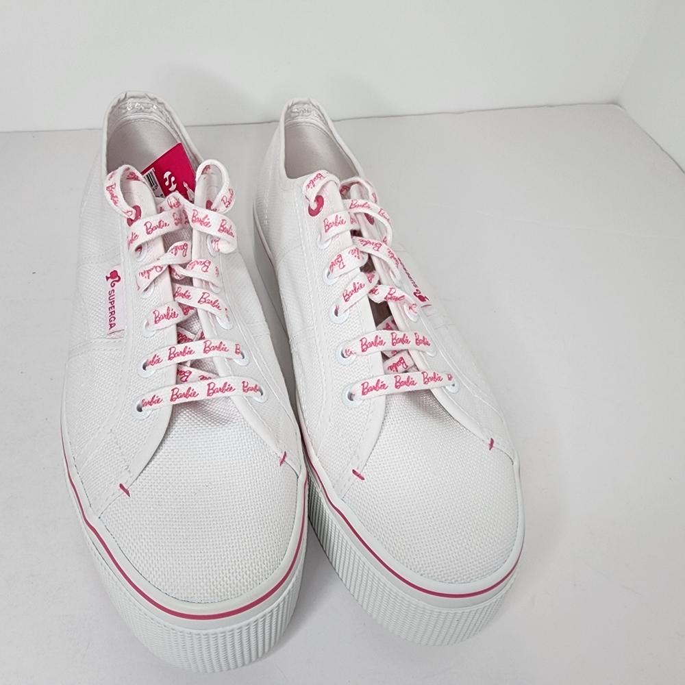 Superga  2750 Barbie Classic Pink And White Sneakers Size 10